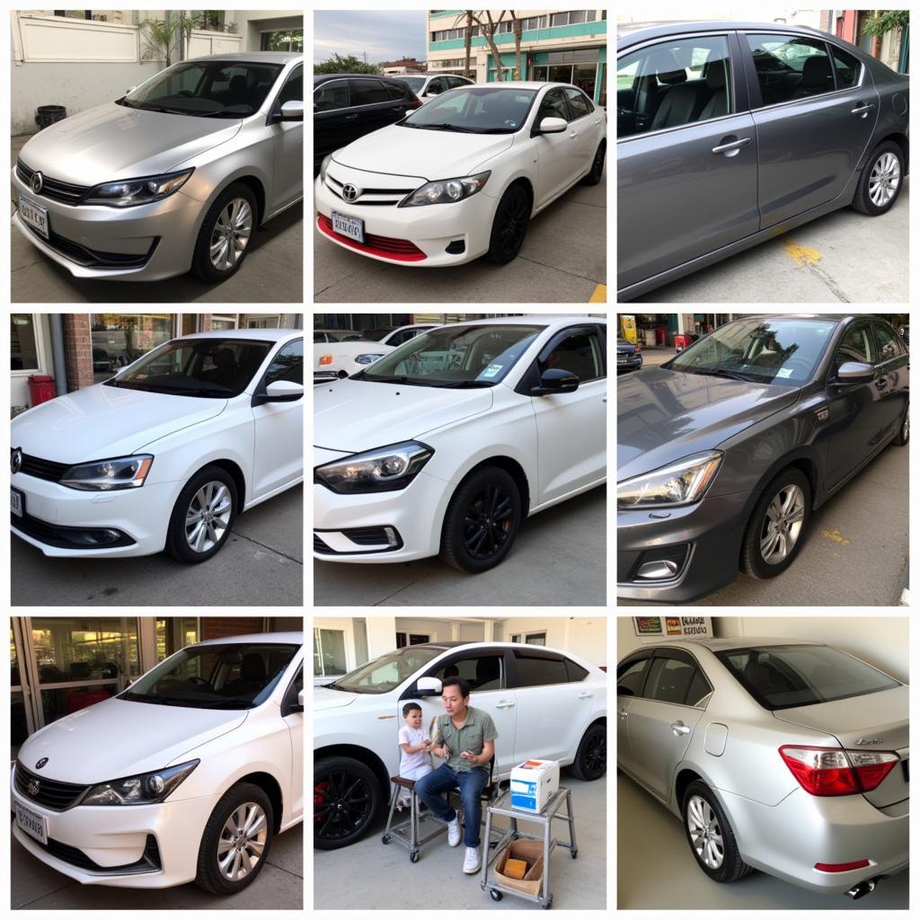 Các dịch vụ sơn xe ô tô tại Nha Trang