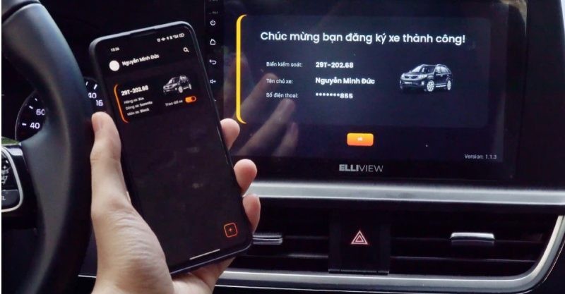 Chỉ cần vài phút bạn đã có thể đăng ký ứng dụng MYCAR+ để theo dõi xe ngay trên app ICAR