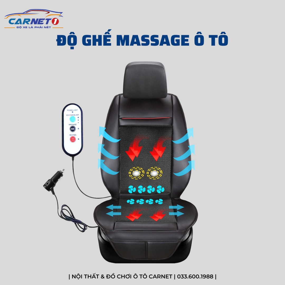 Xe ô tô được độ ghế massage