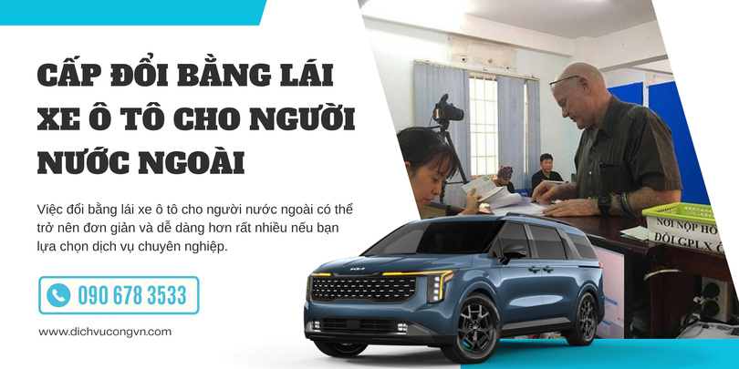 Đối tượng cần dịch vụ đổi bằng lái xe ô tô