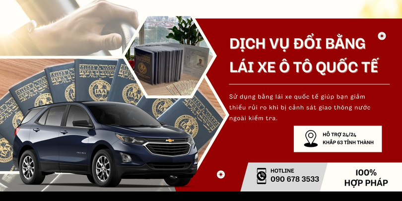 Hình ảnh minh họa giấy phép lái xe quốc tế