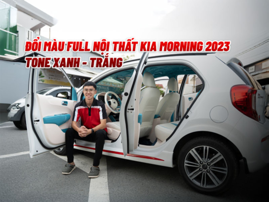 Đồ chơi xe ô tô Bình Dương - Đổi màu nội thất Kia Morning
