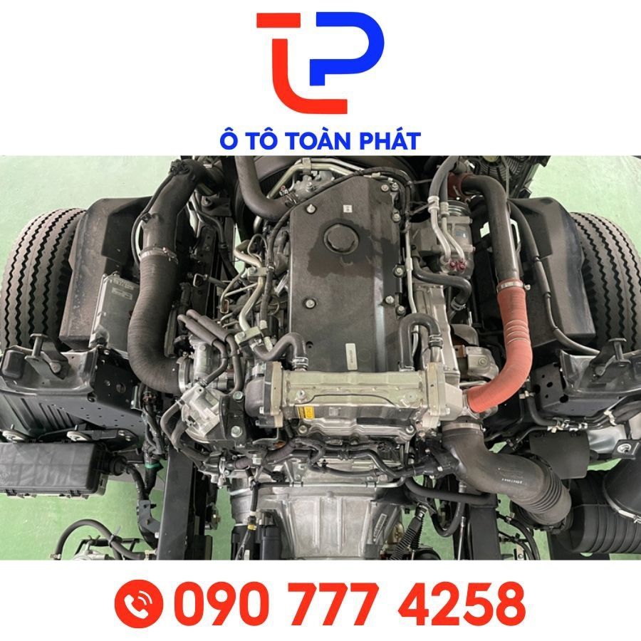 Động cơ diesel 4HK1E5NC của xe ô tô tải Isuzu