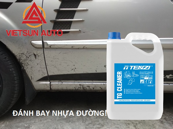 Kết quả sau khi dùng dung dịch tẩy nhựa đường xe ô tô TG Cleaner