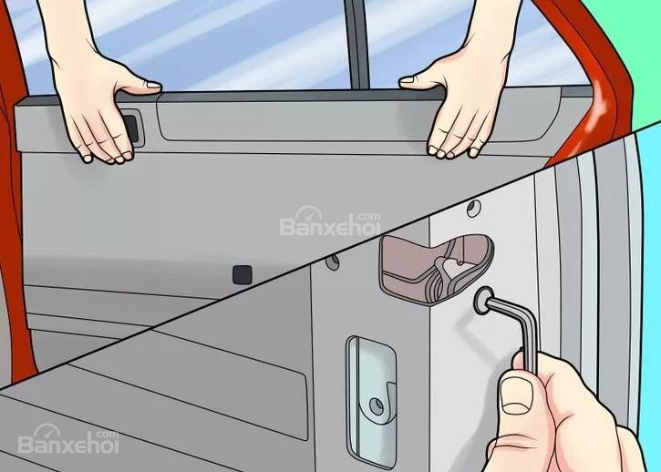 Điều chỉnh độ khít của cửa xe ô tô qua bản lề