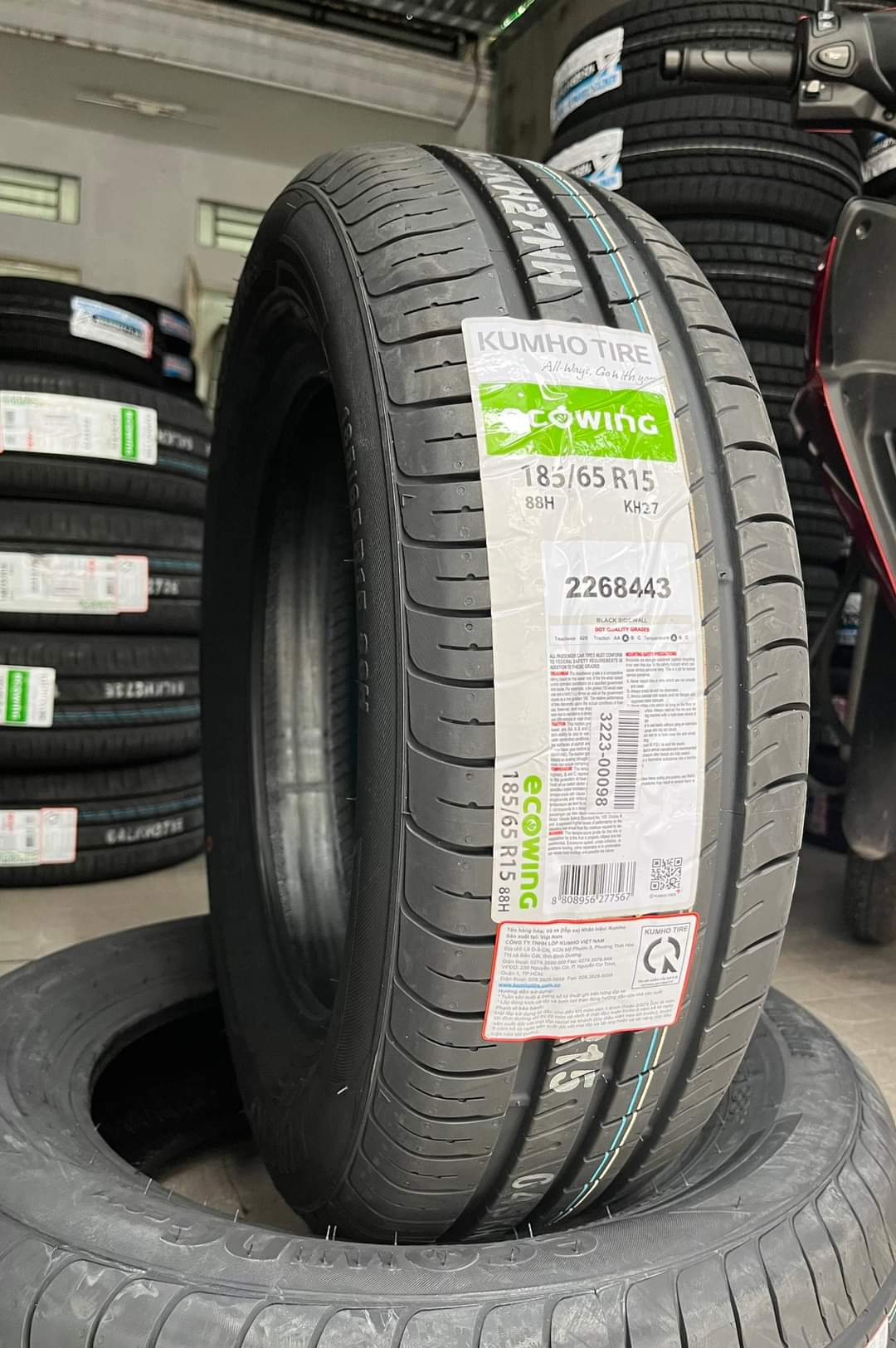 Lốp xe ô tô Kumho từ Hàn Quốc được ưa chuộng tại Cần Thơ