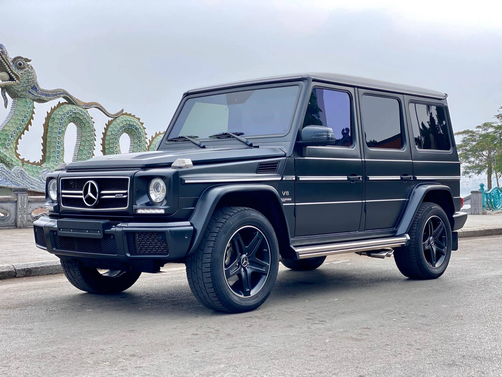 xe ô tô mercedes g ngoại thất hầm hố
