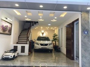 Hình ảnh minh họa xe ô tô đậu trong khu vực gara tại nhà
