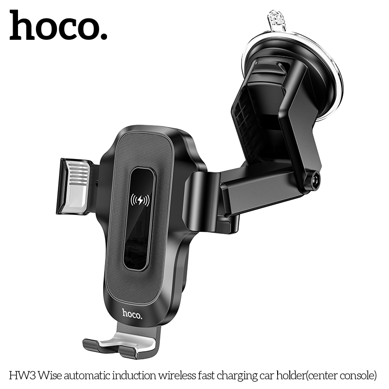 Giá đỡ điện thoại trên xe ô tô Hoco HW3 gắn taplo hoặc mặt kính