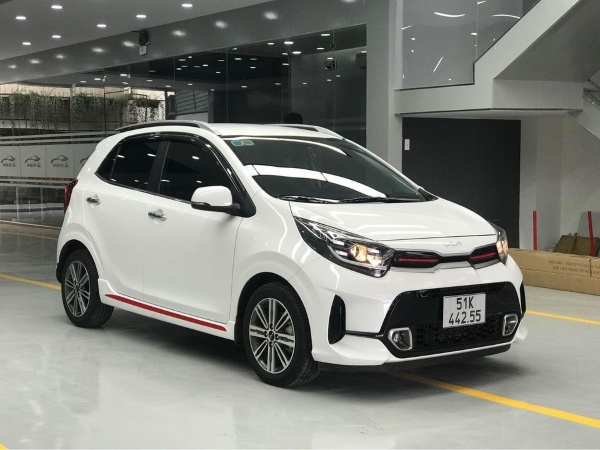 Nội thất xe Kia Morning thuê xe ô tô 4 chỗ