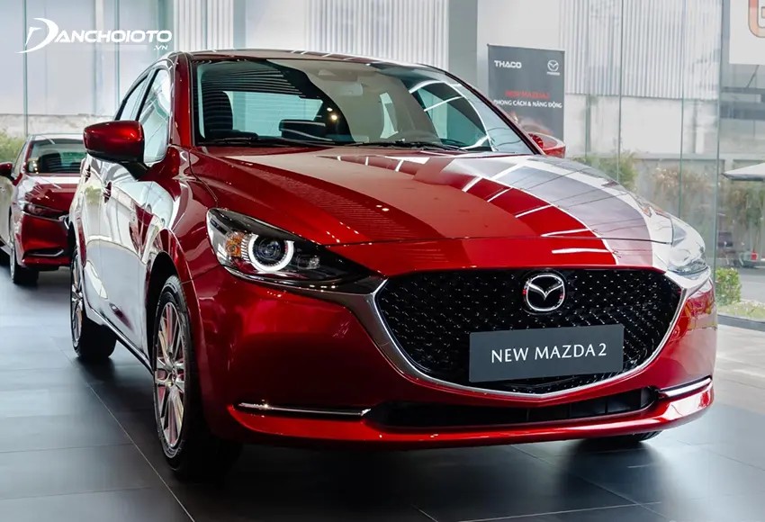 Hình ảnh xe ô tô 4 chỗ Mazda 2 sedan, thiết kế hiện đại