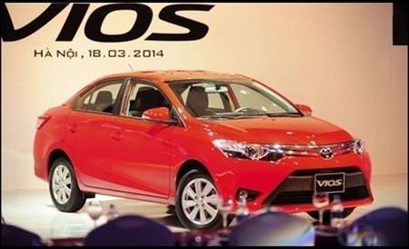Chi tiết ngoại thất phía sau của Toyota Vios 2014