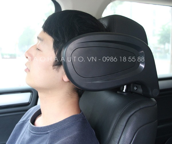 Gối tựa đầu ngủ gật gù trên xe ô tô chất liệu da cao cấp