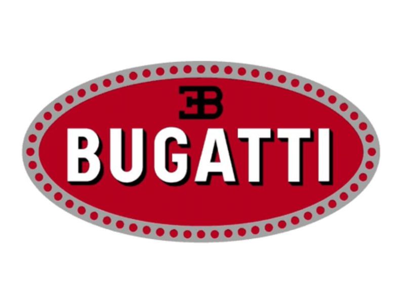 Logo hãng xe Bugatti, biểu tượng EB đầy nghệ thuật