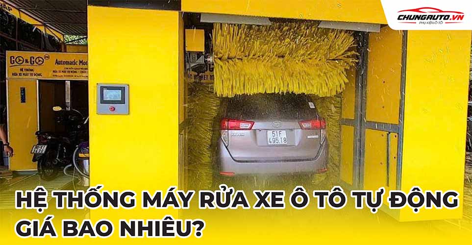 chi phí đầu tư hệ thống rửa xe ô tô tự động