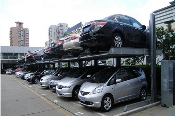 Bãi đỗ xe thông minh sử dụng hệ thống nâng hạ tự động