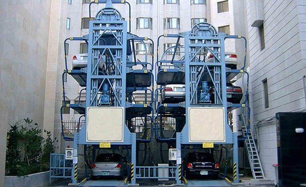 Bãi xe xoay vòng đứng