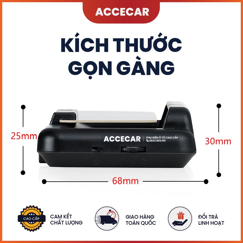 Giao diện hiển thị tốc độ trên kính lái xe ô tô HUD C500