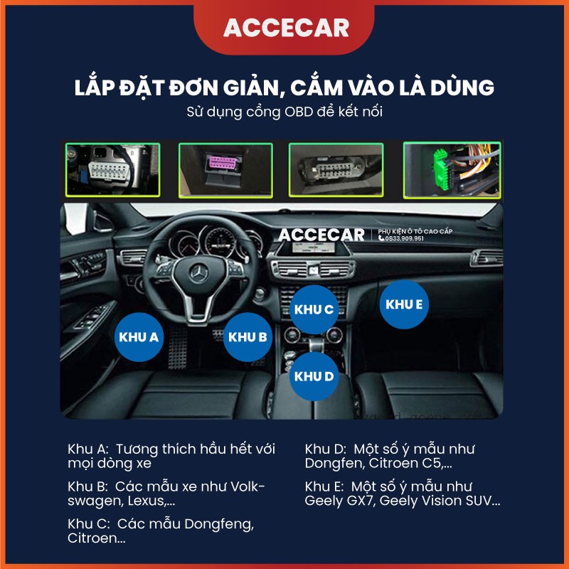 Cách sử dụng màn hình hiển thị tốc độ trên kính lái xe ô tô HUD C500