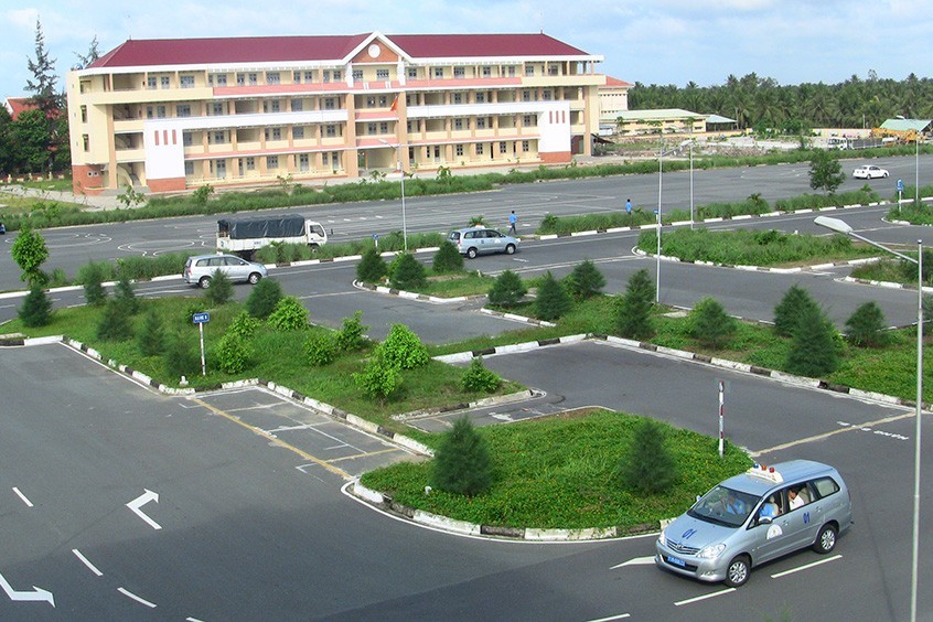 Xe tập lái và sân tập chất lượng cao cho học viên ở Đà Nẵng