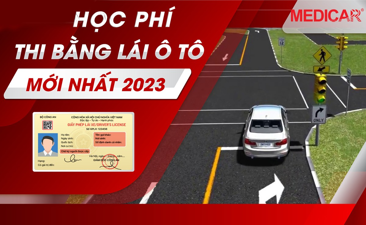chi phi hoc bang lai xe o to bang c bao nhieu tien
