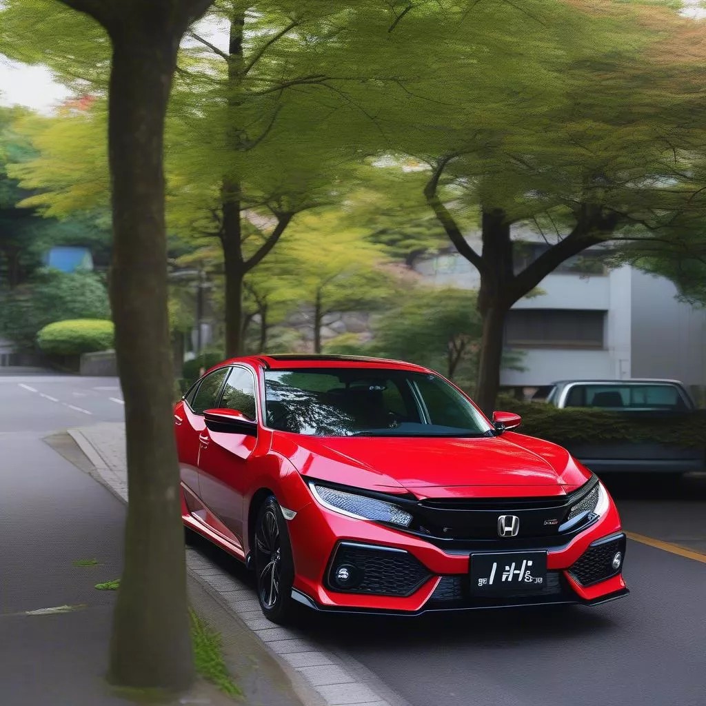 Ảnh xe Honda Civic 2019, mẫu xe phổ biến tại Nhật Bản