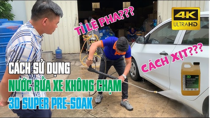 Nước rửa máy xe ô tô: Hướng dẫn chi tiết