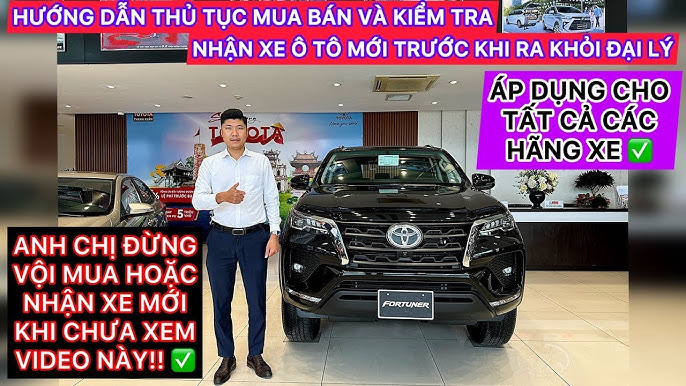 Thủ tục giao nhận xe ô tô: Hướng dẫn chi tiết từ A đến Z