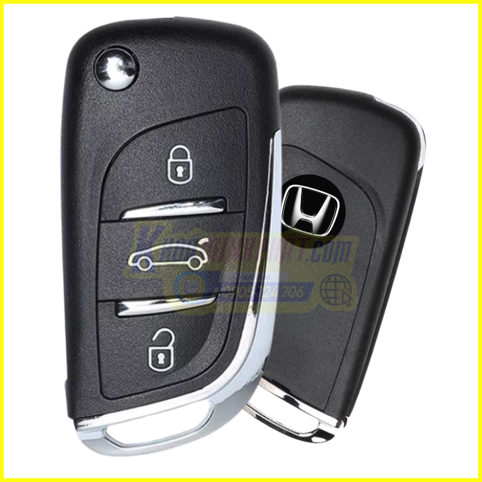 Mẫu chìa khóa remote V11 cho xe ô tô Honda Civic 2008