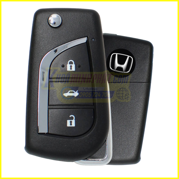 Mẫu chìa khóa remote V13 cho xe ô tô Honda Civic 2008