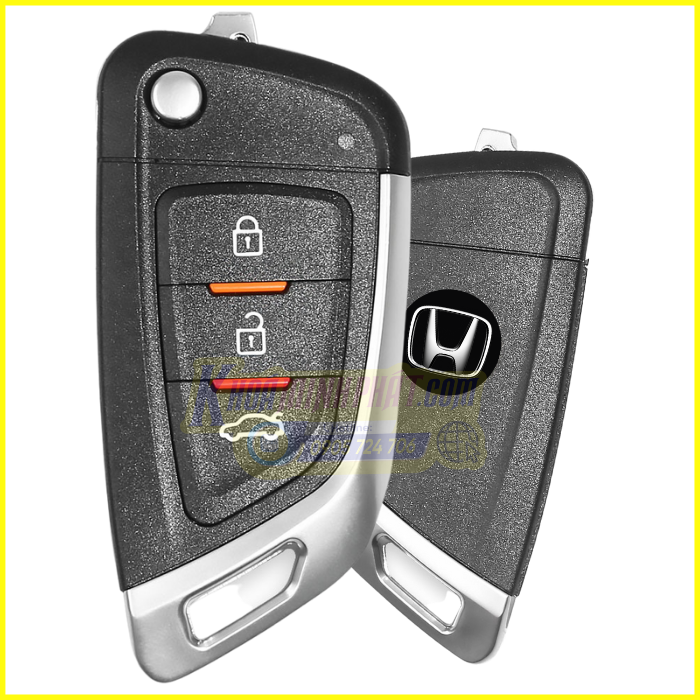 Mẫu chìa khóa remote V14 cho xe ô tô Honda Civic 2008