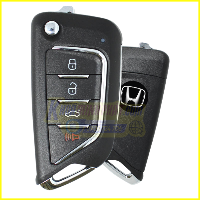 Mẫu chìa khóa remote V21 cho xe ô tô Honda Civic 2008