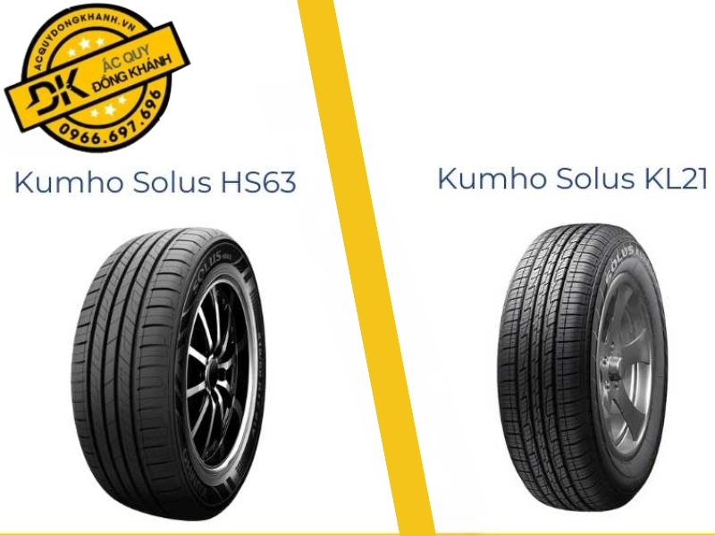 Dòng lốp Kumho Solus HS63 và KL21 cho xe ô tô