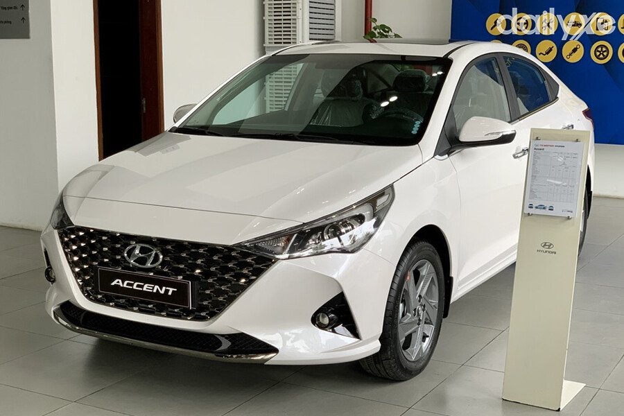 Thiết kế trẻ trung, thanh lịch của xe ô tô chạy Grab Hyundai Accent