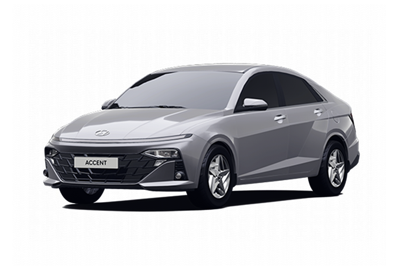 Hyundai Accent 2025 màu bạc sang trọng