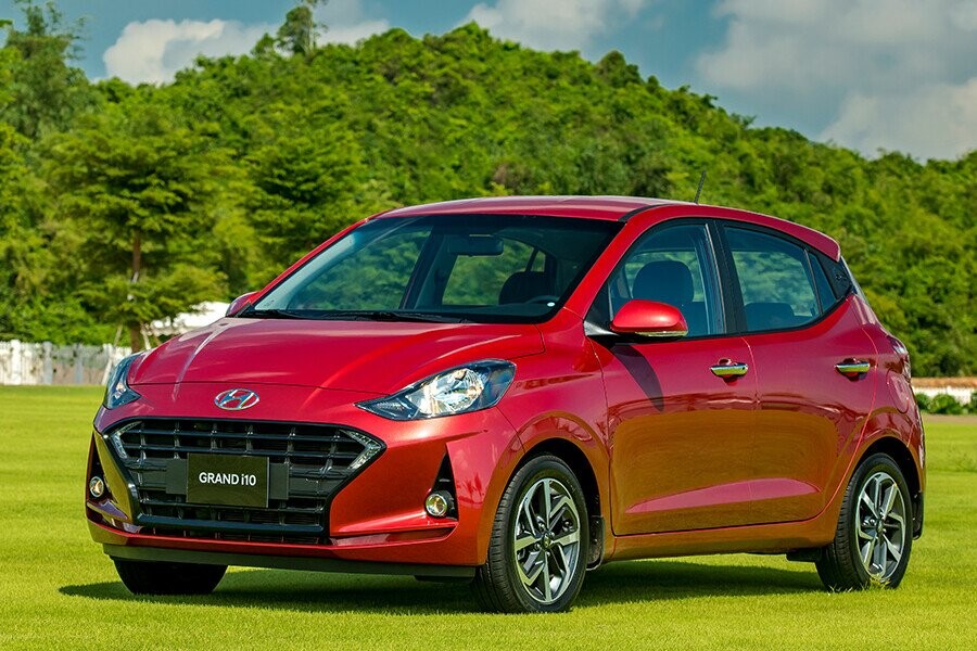 Diện mạo trẻ trung, thành thị của xe ô tô chạy Grab Hyundai i10