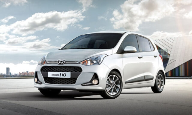 Hình ảnh xe Hyundai Grand i10 màu trắng, mẫu xe 5 chỗ giá rẻ phổ biến