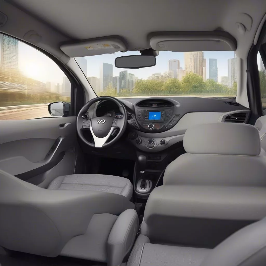 Nội thất xe ô tô Hyundai Grand i10
