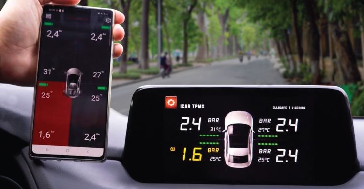 Cảm biến áp suất lốp ICAR Ellisafe J3