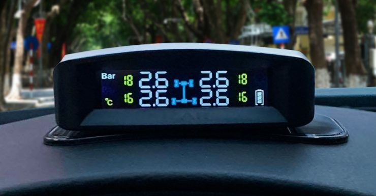 Giao diện của cảm biến áp suất lốp ICAR Ellisafe TN405
