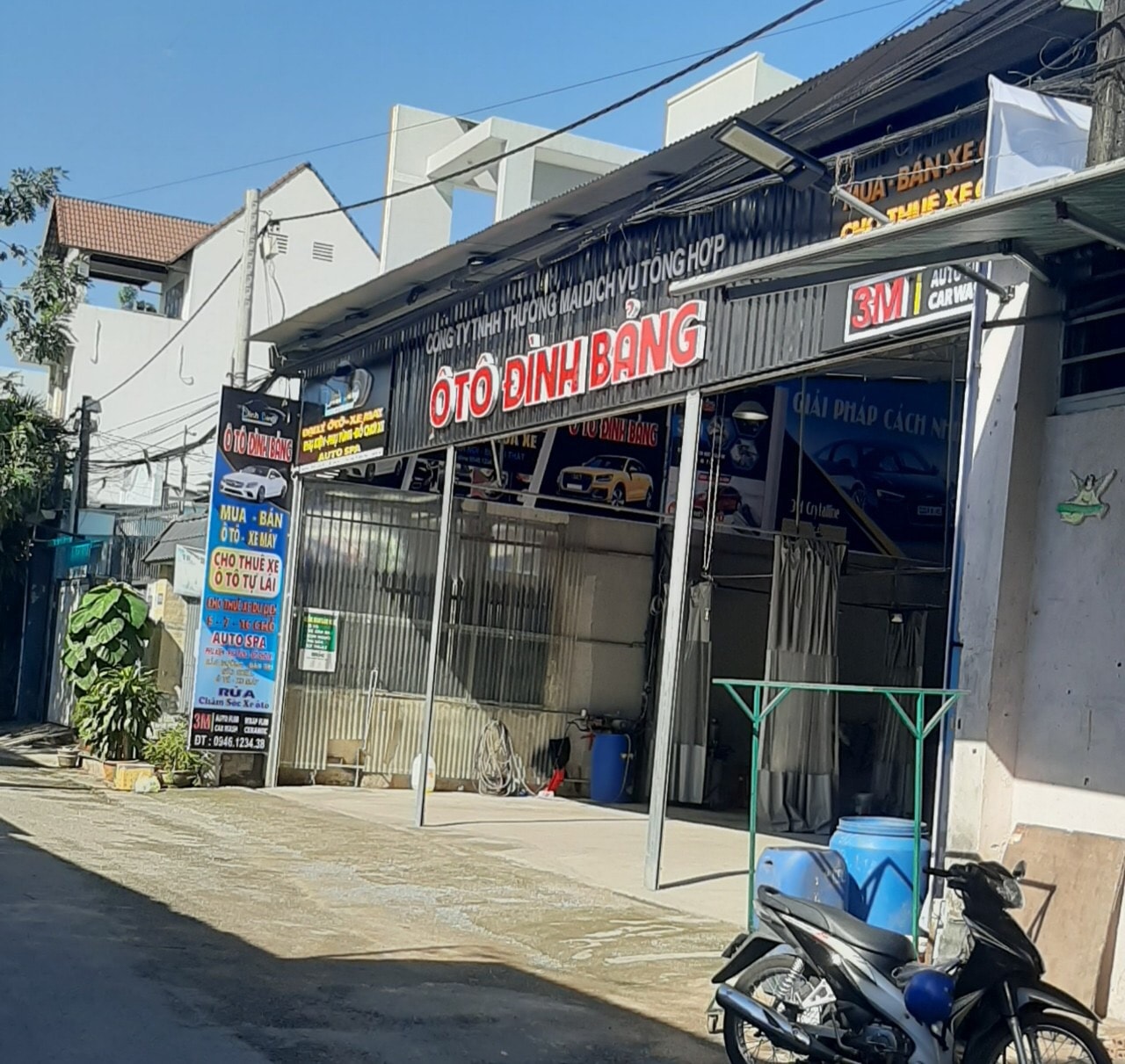 Văn phòng công ty môi giới xe ô tô lừa đảo Hoàng Hải sau khi biến mất