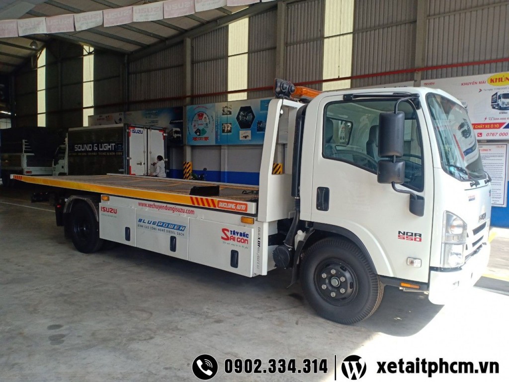 Cấu tạo sàn chuyên dụng của xe chở xe ô tô Isuzu