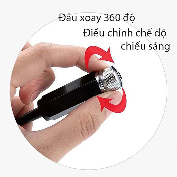 Đèn chiếu trời sao cho ô tô với cần điều chỉnh linh hoạt 360 độ