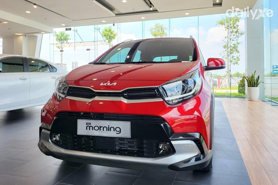 Thiết kế ngoại thất trẻ trung, hiện đại của xe ô tô chạy Grab KIA Morning