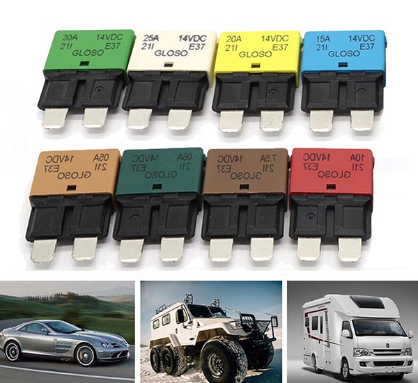 Các loại cầu chì lưỡi (blade fuse) phổ biến trên xe ô tô