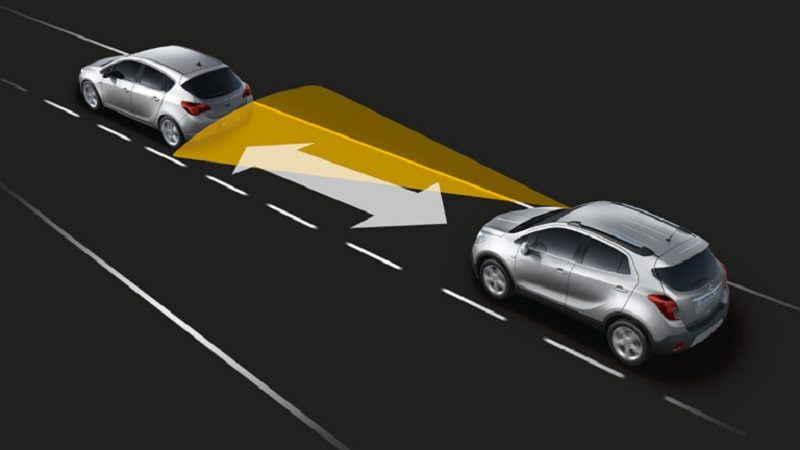 Minh họa khoảng cách an toàn khi lái xe ô tô ban đêm theo quy tắc 3 giây