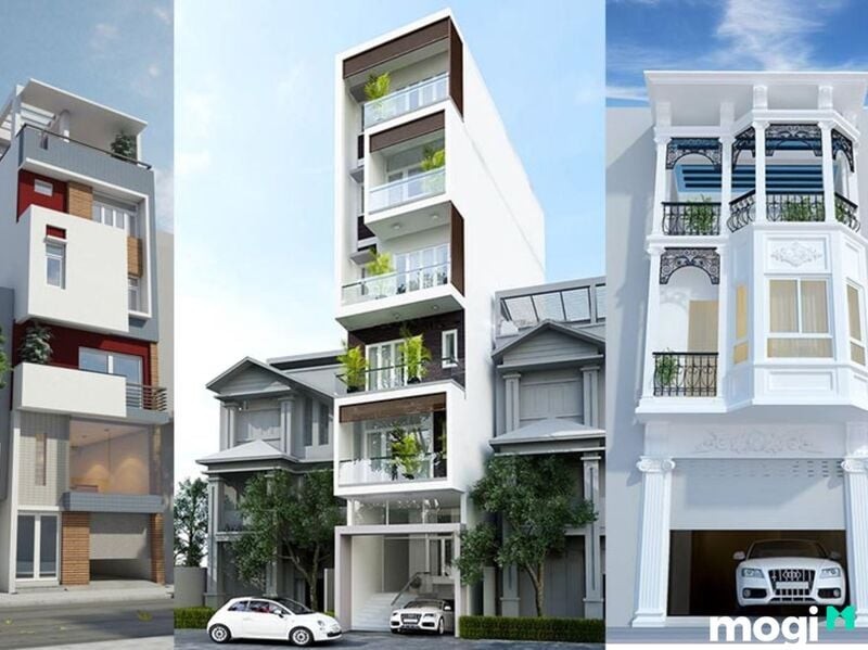 Bề mặt đường dốc chống trơn trượt cho xe ô tô vào nhà