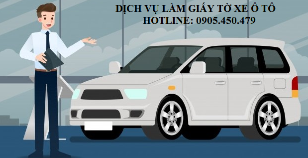 Sơ đồ các bước thực hiện dịch vụ làm giấy tờ xe ô tô