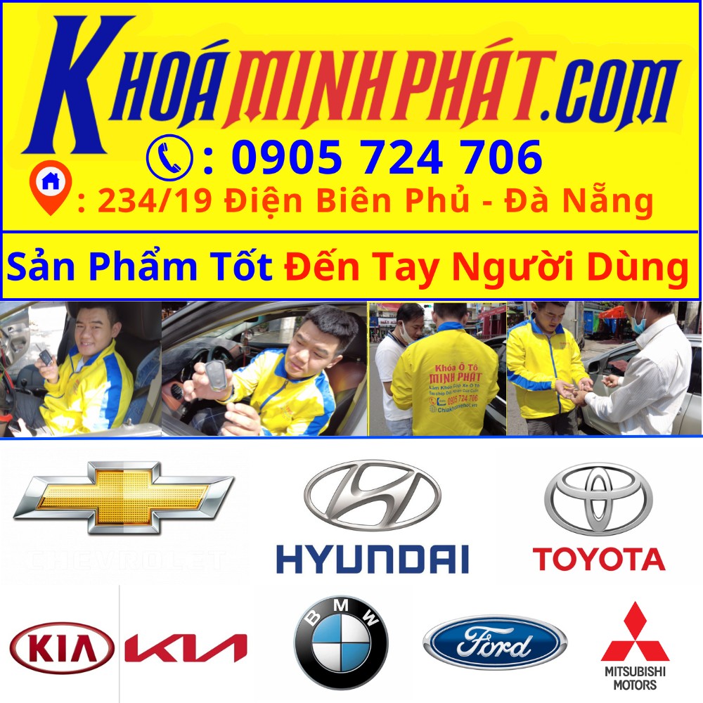 Địa chỉ cửa hàng cung cấp dịch vụ làm chìa khóa xe ô tô tại Đà Nẵng