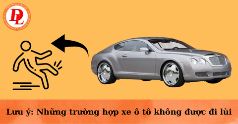 Hình ảnh minh họa các khu vực cấm lùi xe ô tô